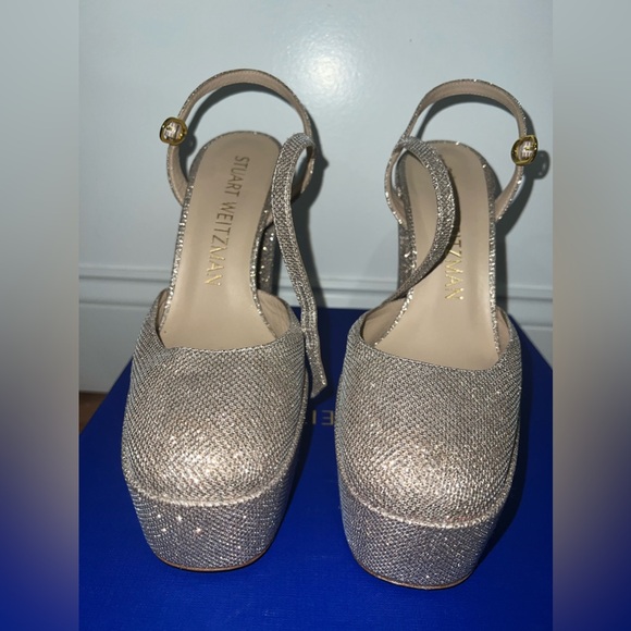 Stuart Weitzman Skyhigh 145 platform pump rose gold - Picture 3 of 15